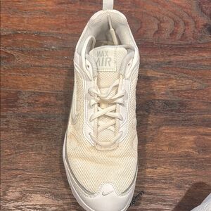 Nike Air Max White Athletic Shoes